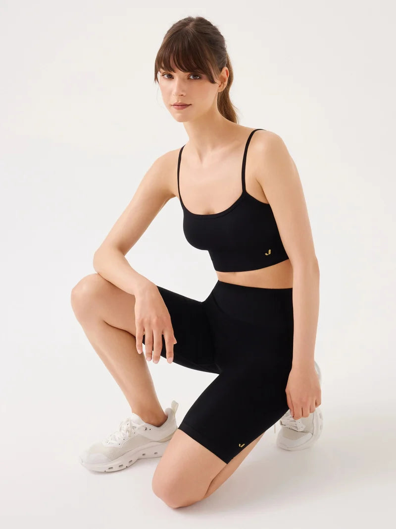 Vella İp Askılı Konfor Sport Bra | Siyah