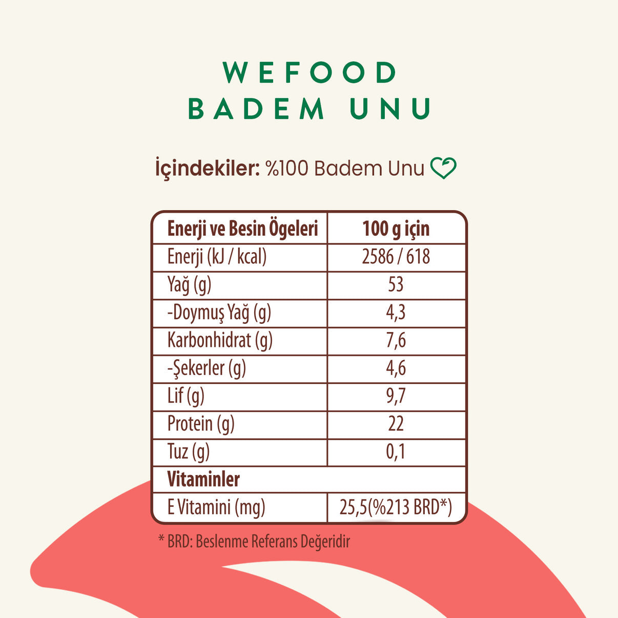 Glutensiz Badem Unu 250 gr