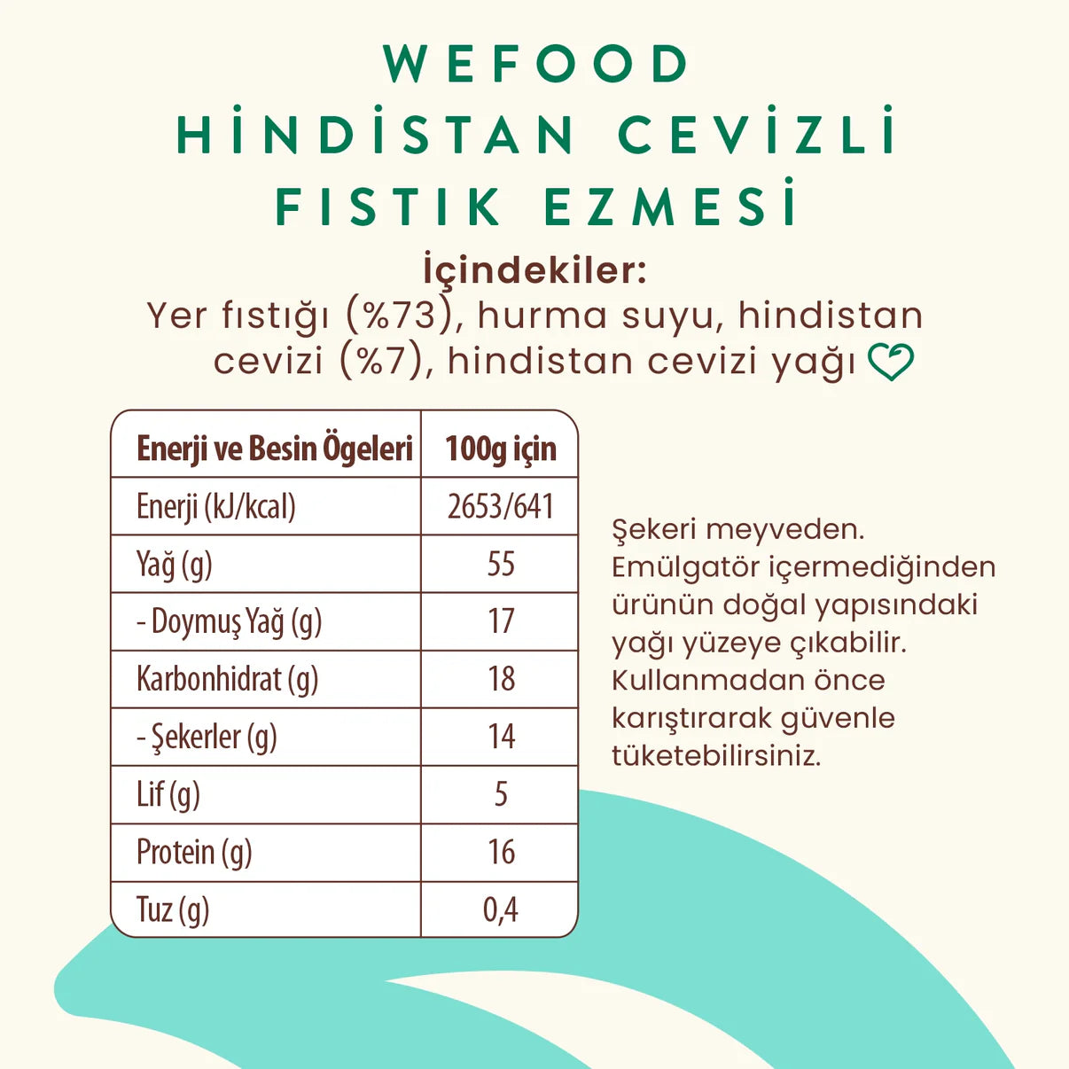Hindistan Cevizli Fıstık Ezmesi 300 gr