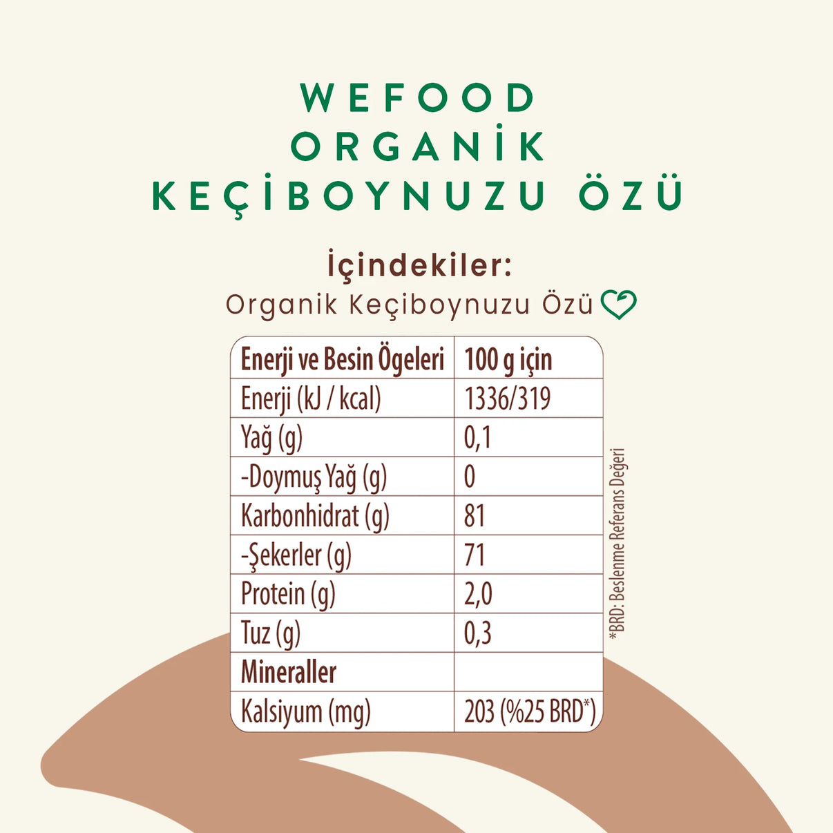Organik Keçiboynuzu Özü 640 gr (Soğuk Sıkım)