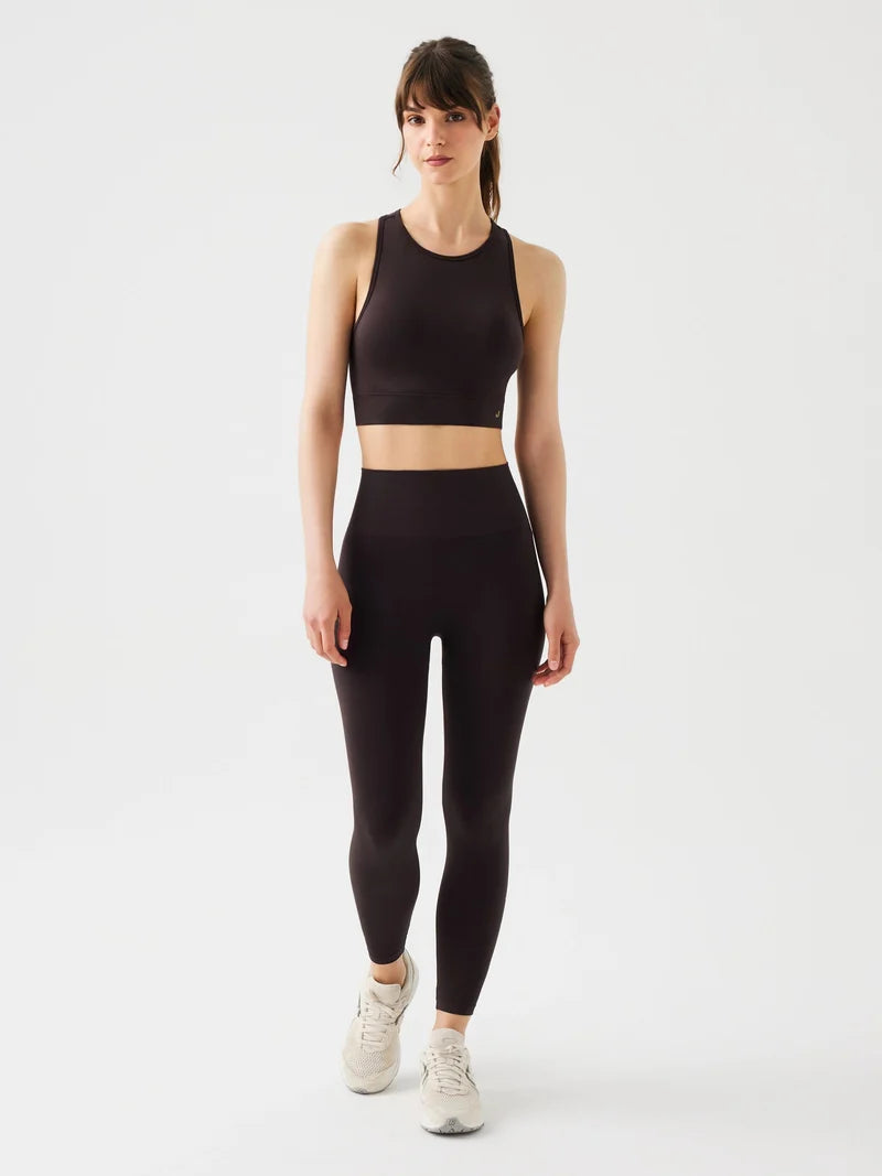 Vella Racerback Konfor Sport Bra | Acı Kahve