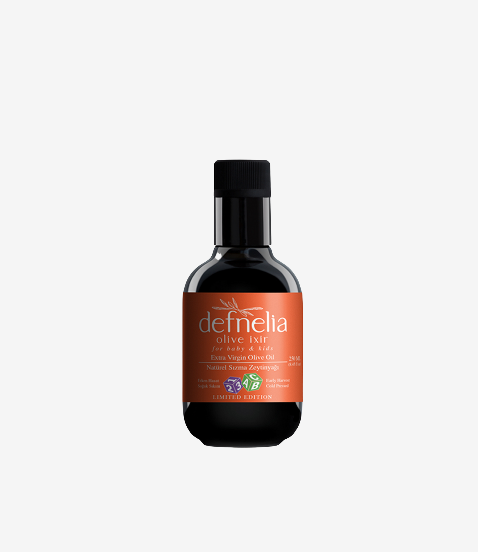 Bebek ve Çocuk için Yüksek Polifenollü Sağlıklı Natürel Sızma Zeytinyağı 250 ml 300+