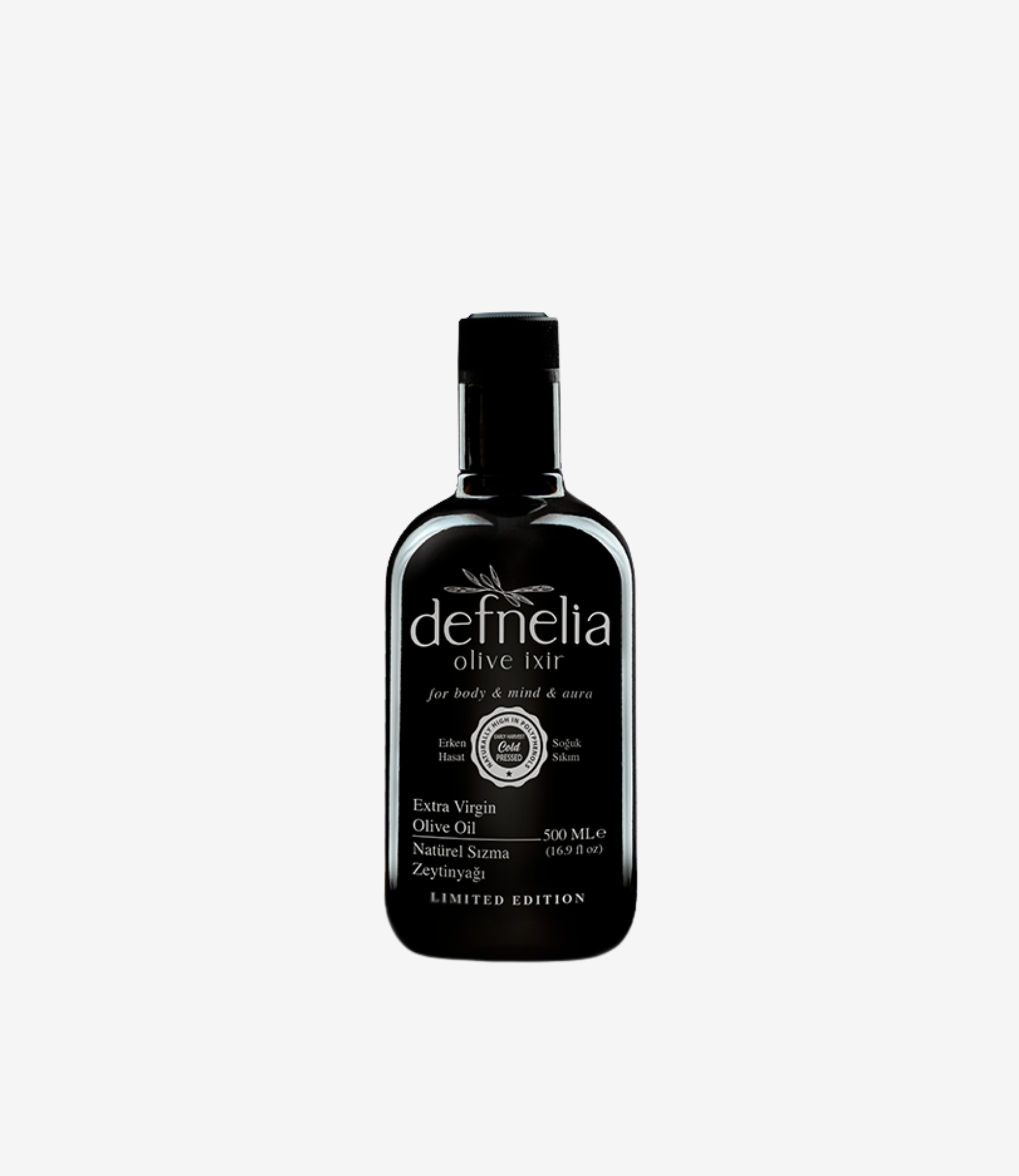 Sağlık Amaçlı İçmelik 483 Polifenole Sahip Hayat Damlası Natürel Sızma Zeytinyağı 500 ml