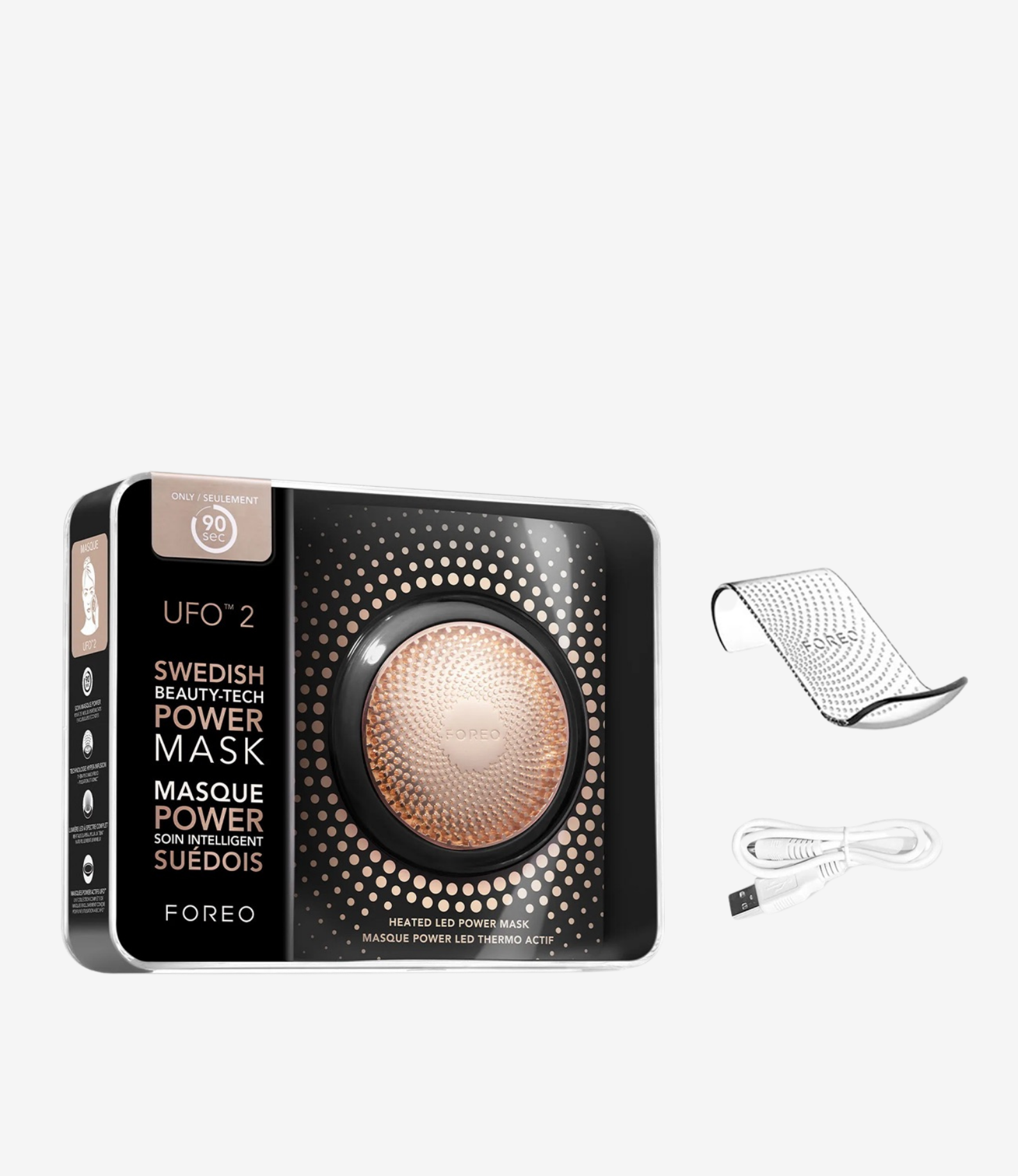UFO™ 2 Power Maske Ve Işık Terapi Cihazı Black