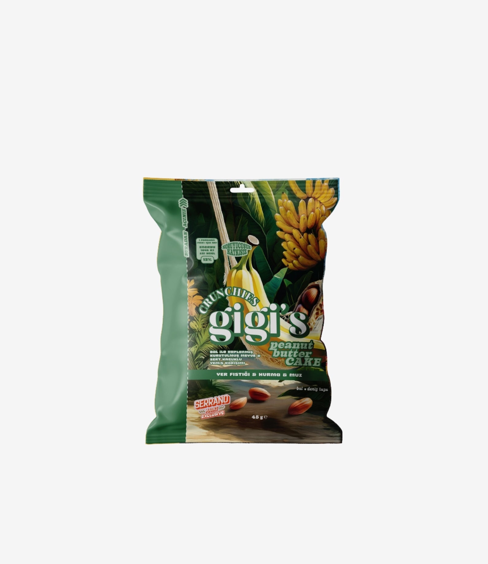 4'lü Crunchies Peanut Butter Cake 45 gr