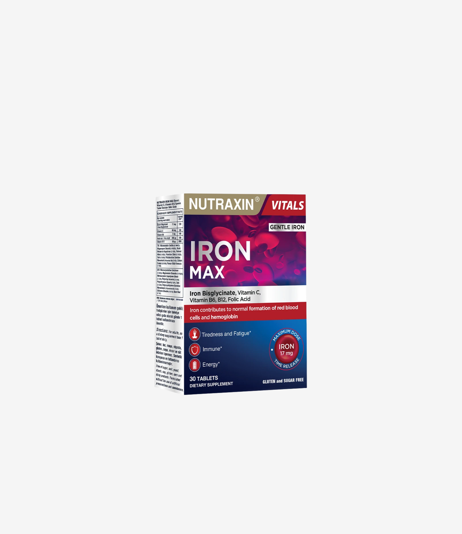 Iron Max 17 mg 30 Tablet