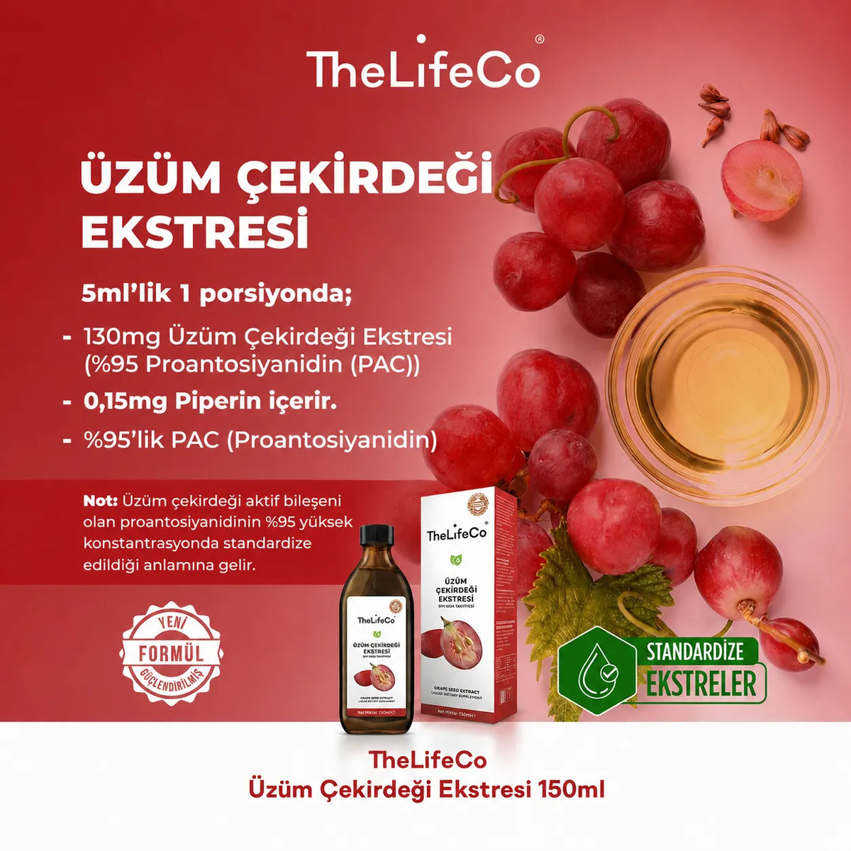 Üzüm Çekirdeği Ekstraktı 150 ml