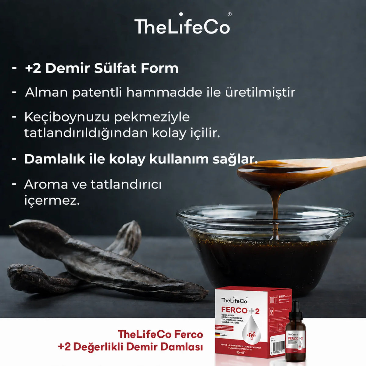 Ferco+2 Demir Damlası 30 ml