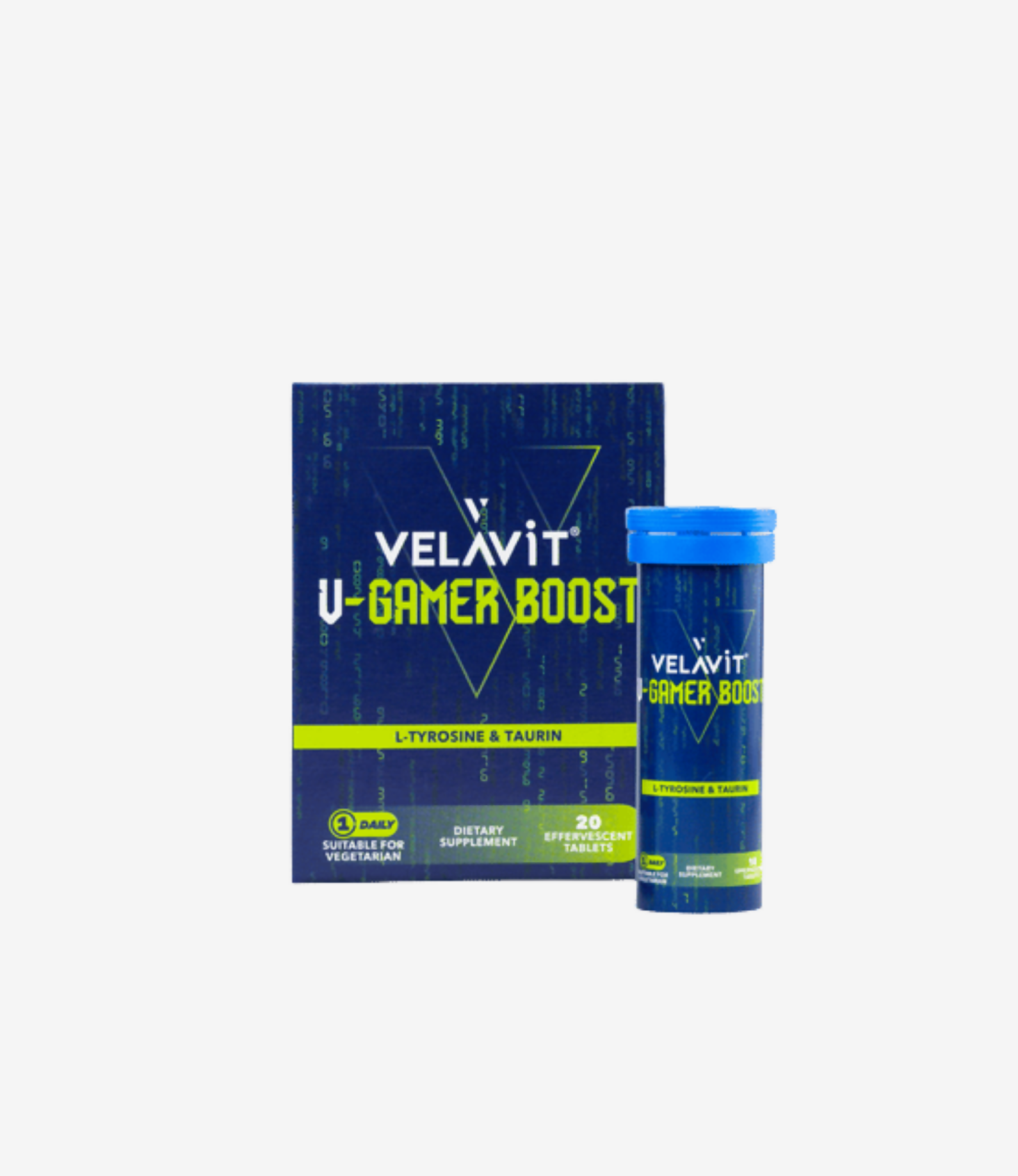 V-Gamer Boost L-Tyrosine & Taurin 20 Efervesan Tablet