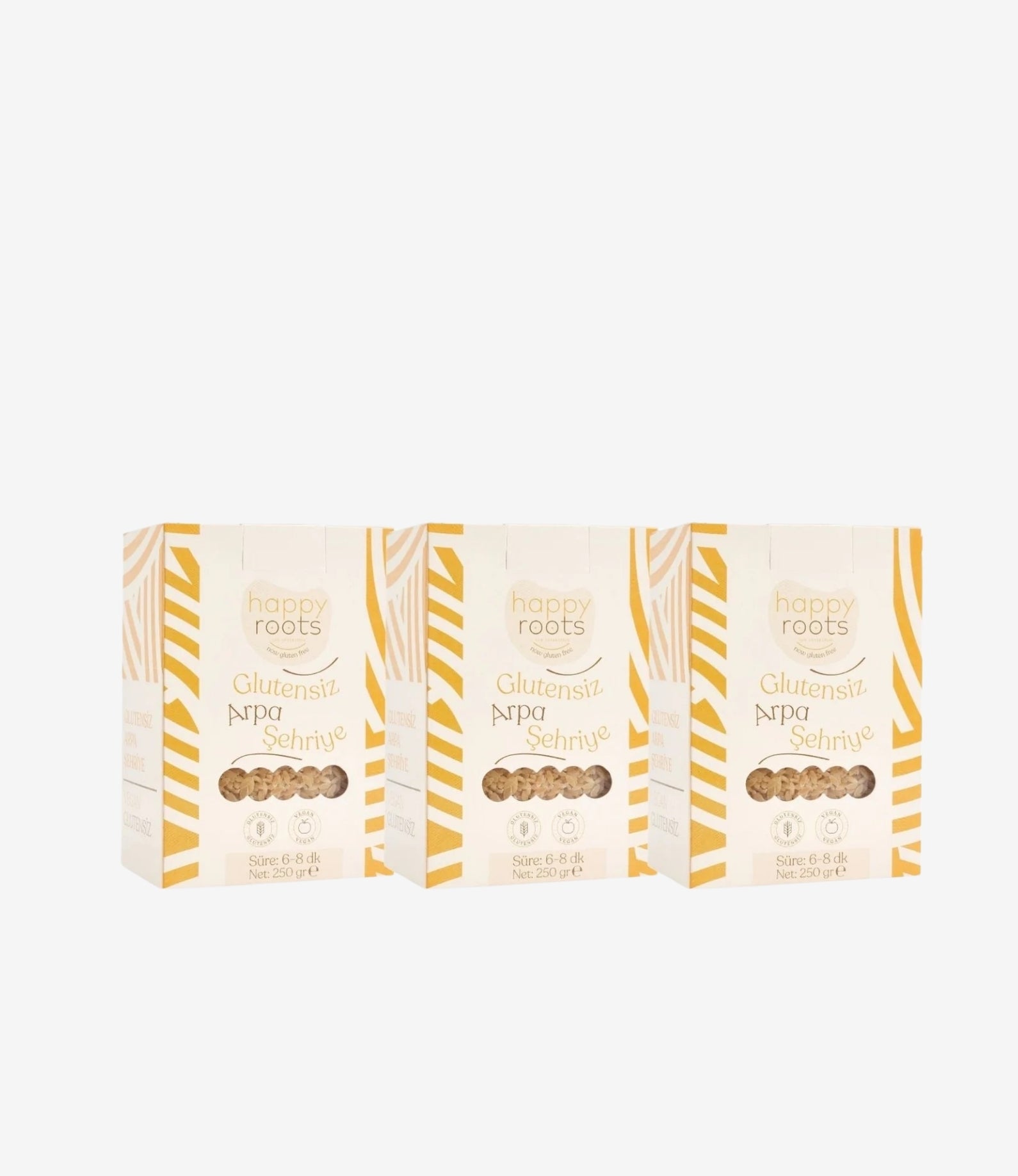 Happy Roots Glutensiz Arpa Şehriye 3'lü Paket