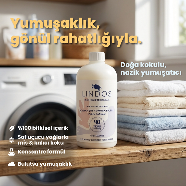 Doğal Konsantre Çamaşır Yumuşatıcısı | Itır & Lavanta | 40 Yıkama (600 ml)