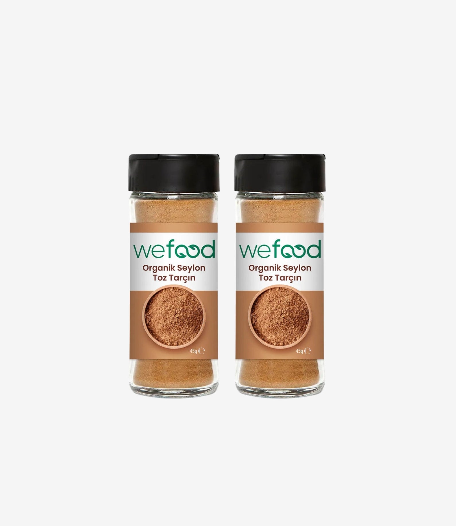 2'li Organik Seylon Tarçın Tozu 45 gr