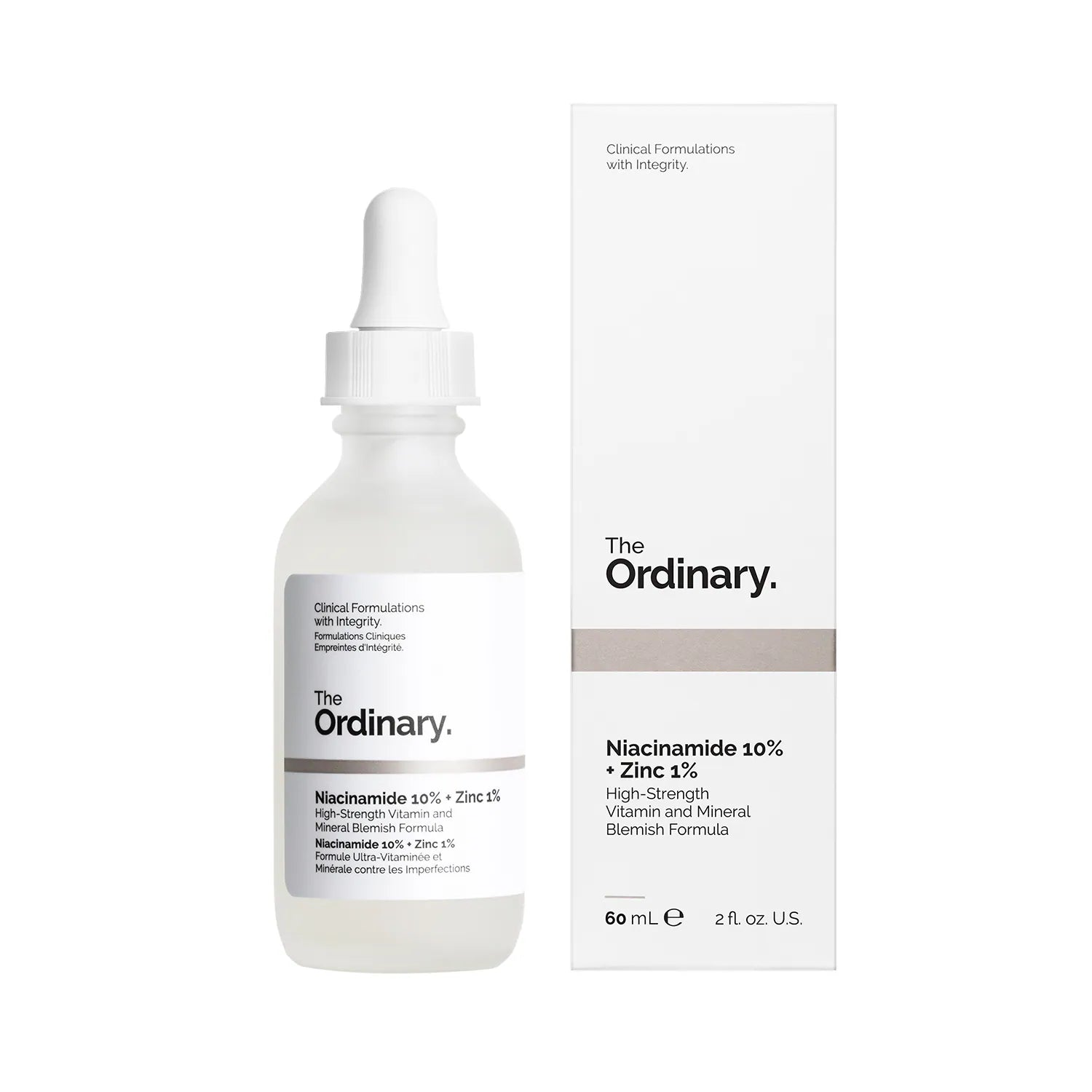 The Ordinary Niacinamide 10% + Zinc 1% - Leke ve Gözenek Görünümü Karşıtı Serum 60 ml