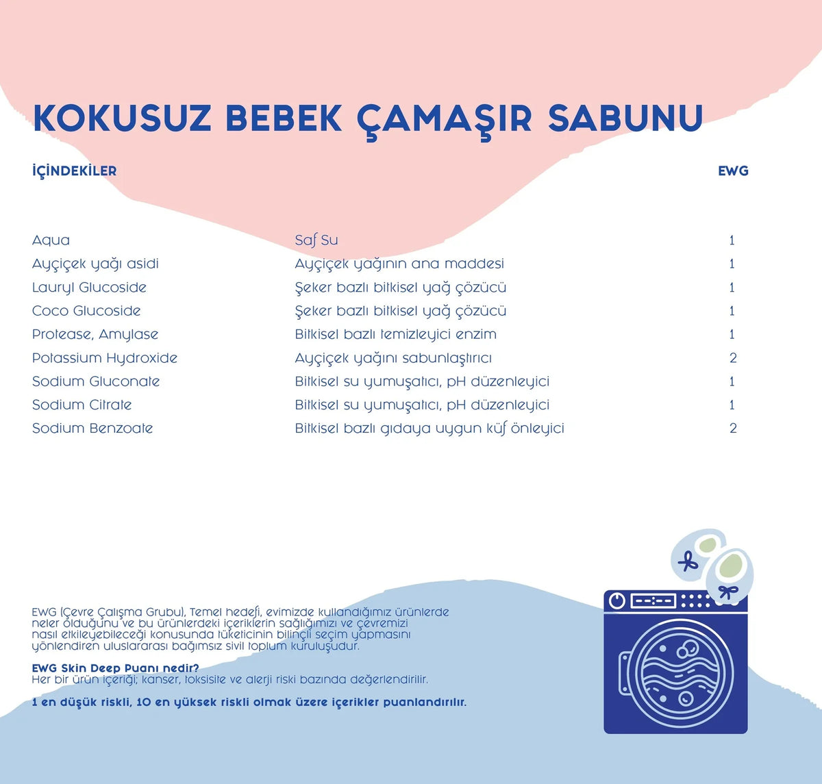 Kokusuz Bebek Çamaşır Sabunu 600 ml