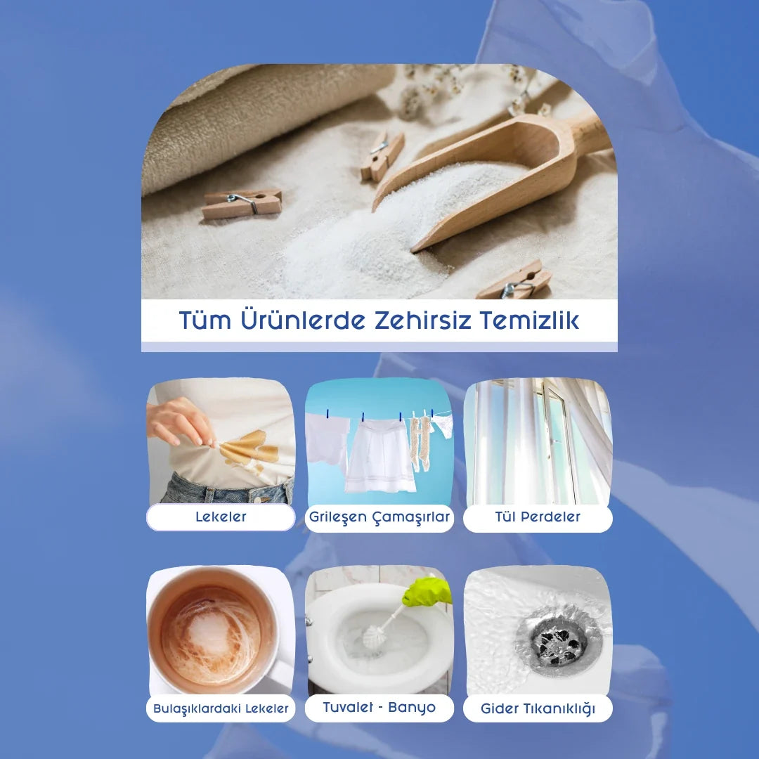 Doğal Çamaşır Suyu - Leke Çıkarıcı Toz 400 gr