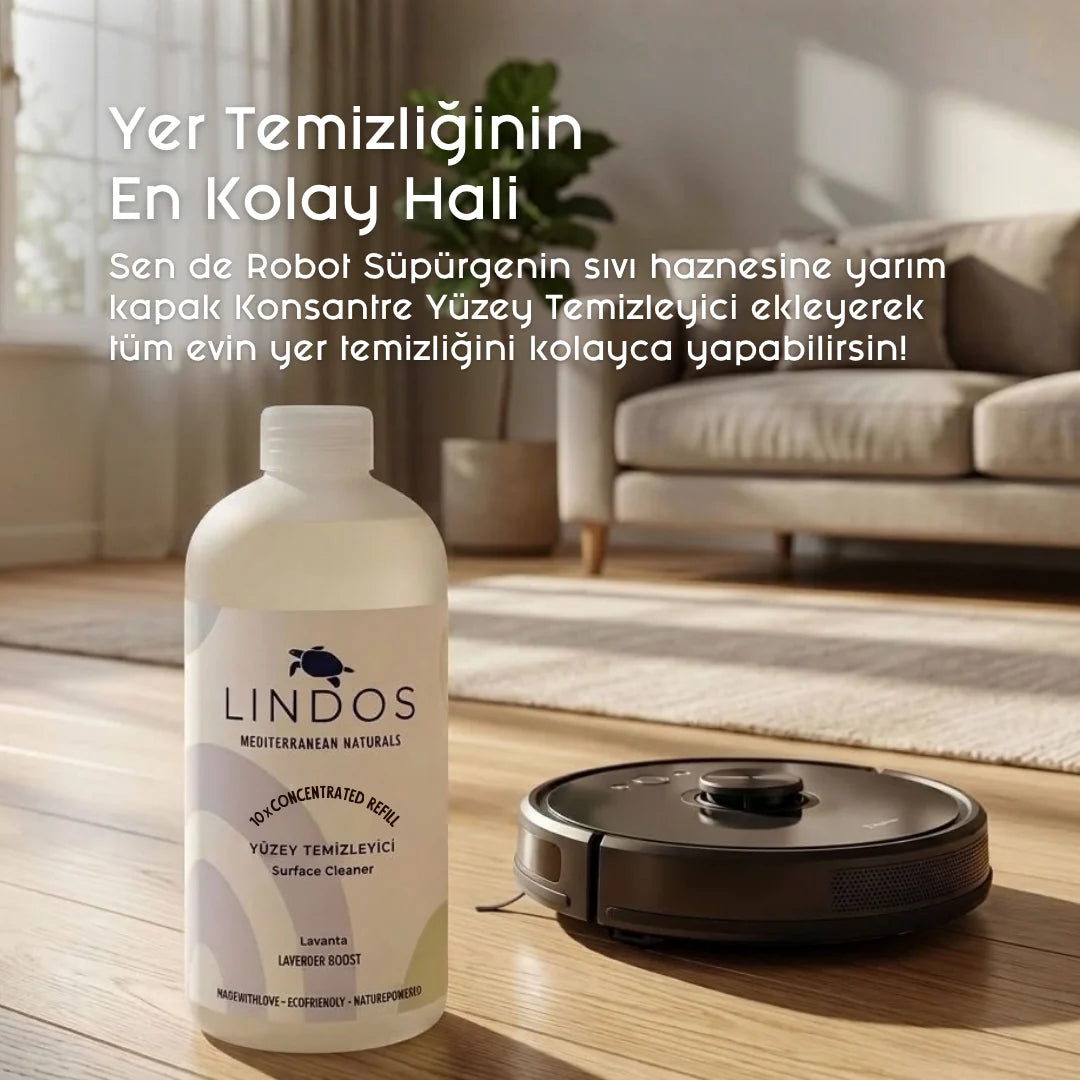 Doğal Konsantre Yüzey Temizleyici- Portakal & Bergamot 600 ml 