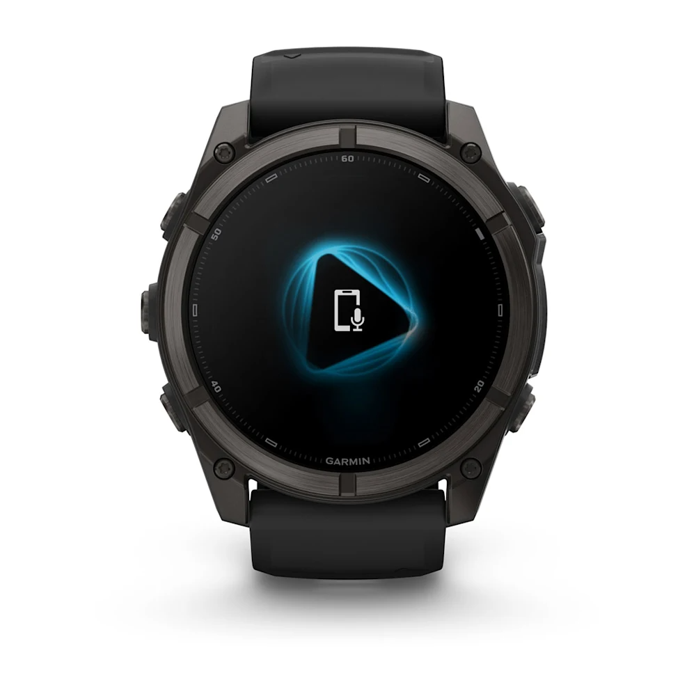 Fenix 9, 51 mm | Karbon Gri DLC Titanyum, Siyah Silikon Kayışlı