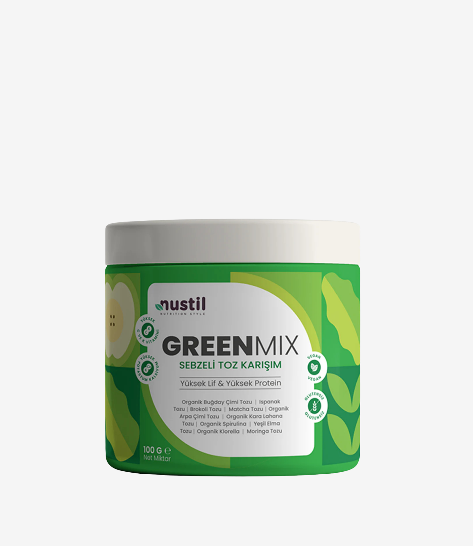 NUSTİL Green Mix Sebzeli Toz Karışım 100 gr