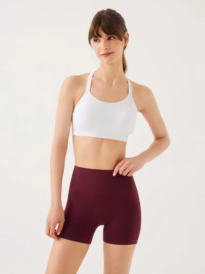 Jerf Aruba Toparlayıcı Mini Şort, Bordo