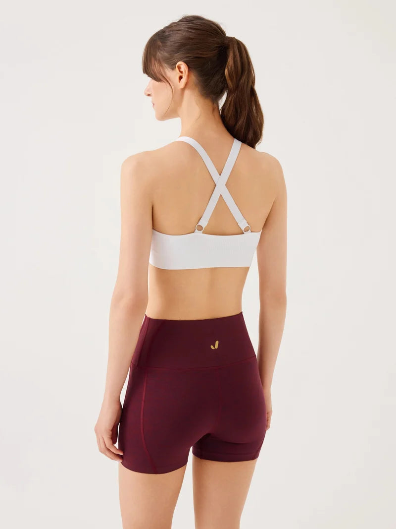 Jerf Aruba Toparlayıcı Mini Şort, Bordo