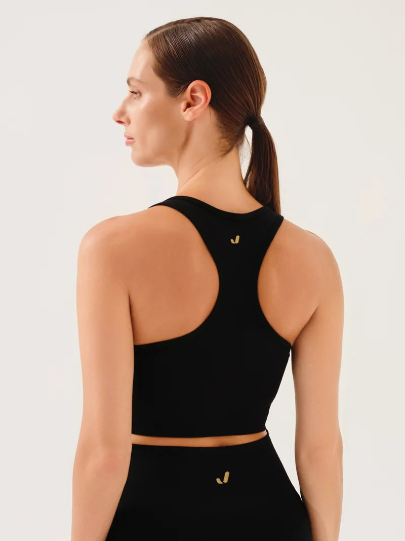Vella Racerback Konfor Sport Bra | Siyah