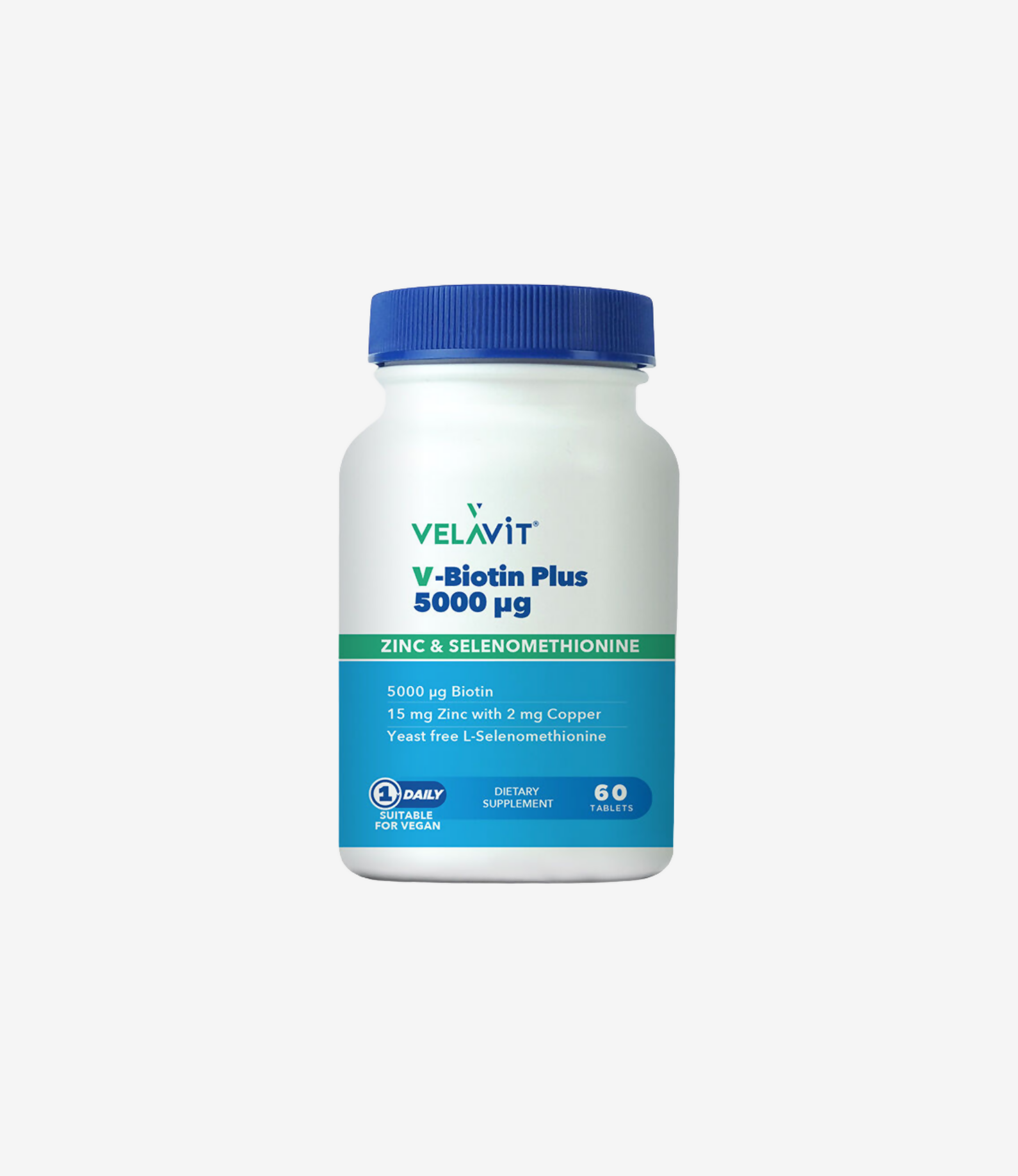 V-Biotin Plus 5000 mcg 60 Tablet