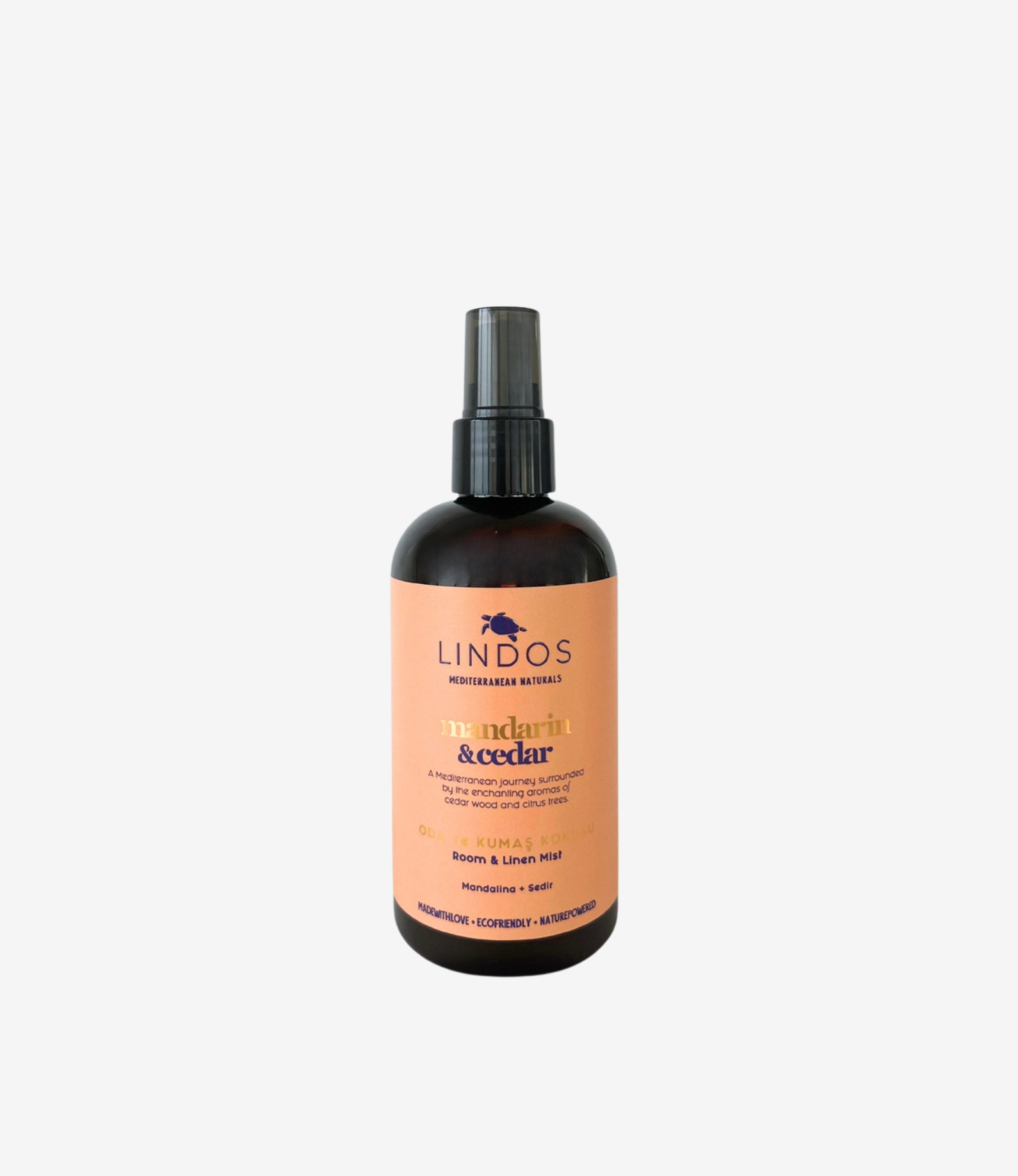 Lindos - Oda ve Kumaş Spreyi - Mandarin & Cedar 250 ml
