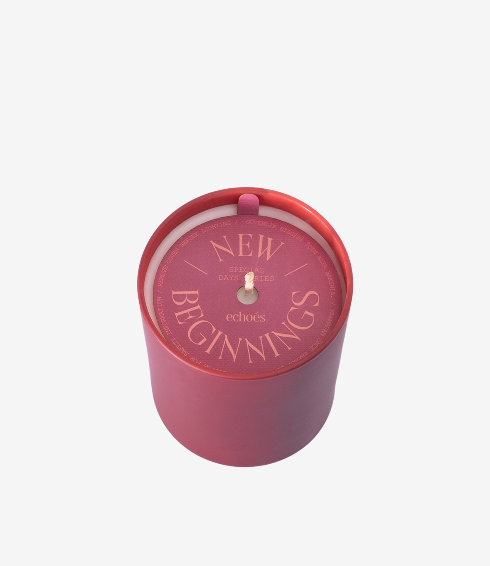 New Year Spirit Tek Fitil Doğal Mum 150 gr