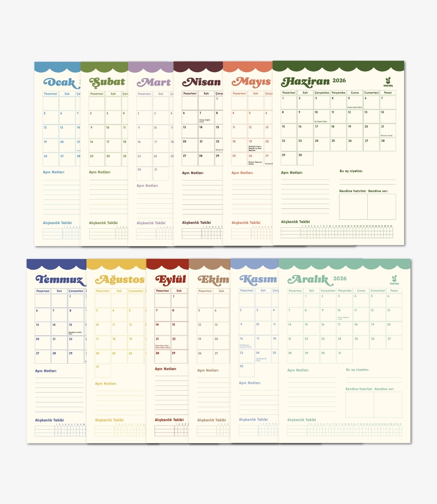 İyi Oluş Pratikleri ile Haftalık Planlayıcı