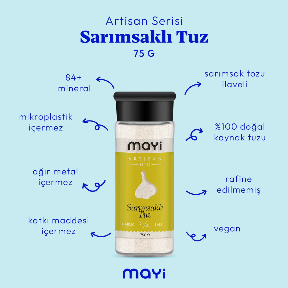 Sarımsaklı Tuz 90 gr