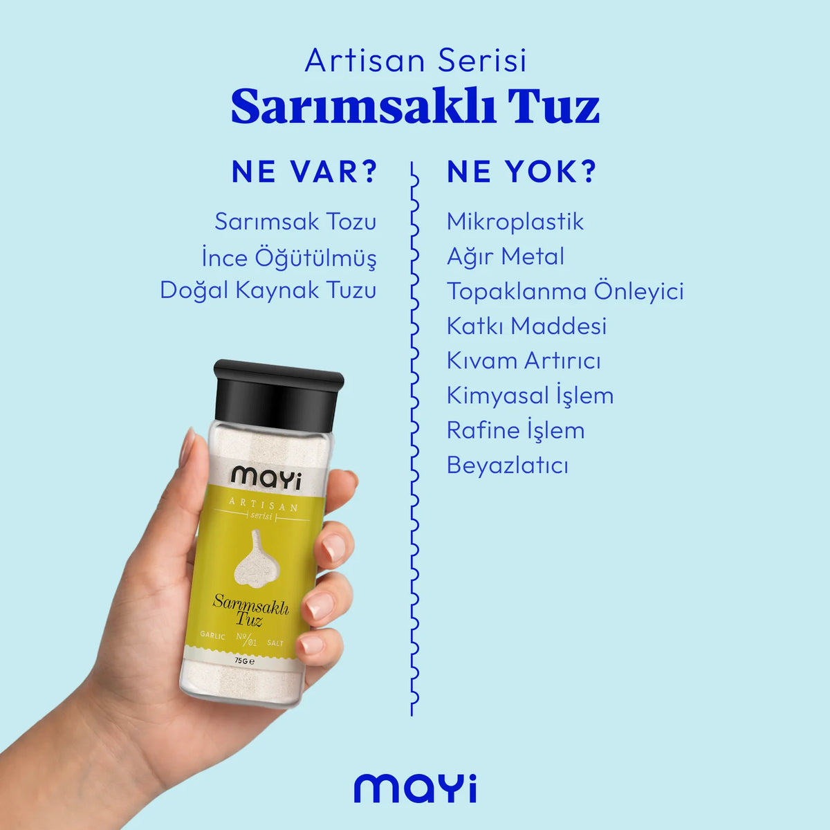 Sarımsaklı Tuz 90 gr
