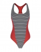 Y.ORSTRULY Relay Swimsuit-Striped