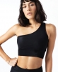 Y.ORSTRULY SS Crop Top- Charcoal