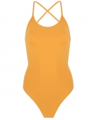 Y.ORSTRULY Racer Swimsuit- Mango