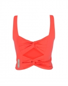 Y.ORSTRULY Bow Long Bra-Peach