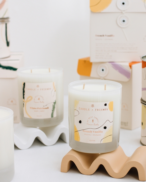 CANDLE+FRIENDS No.1 French Vanilla Cam Mum - Medium