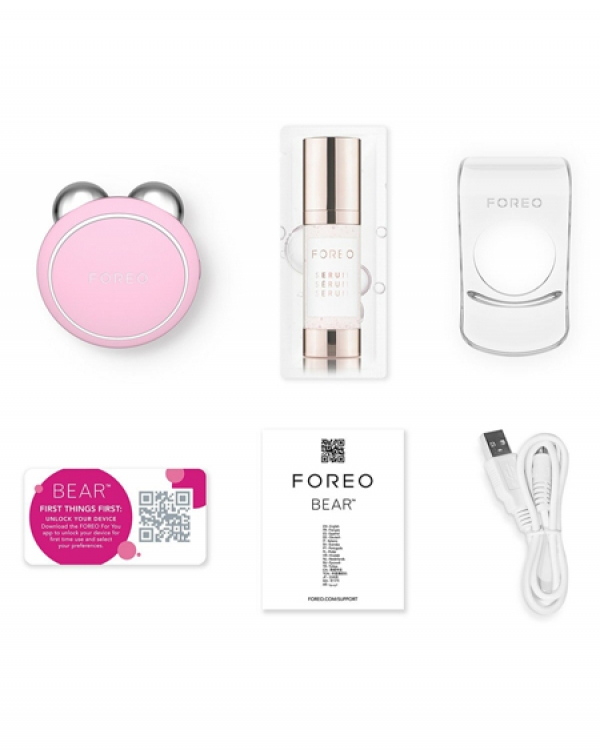 FOREO BEAR™ Mini Anti Aging İndirimli Set (Bölgesel Microcurrent Yüz Sıkılaştırma Cihazı + 30 ML Serum)