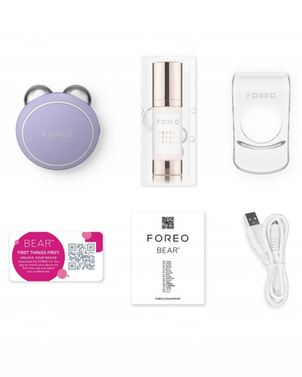 FOREO BEAR™ Mini Anti Aging İndirimli Set (Bölgesel Microcurrent Yüz Sıkılaştırma Cihazı + 30 ML Serum)