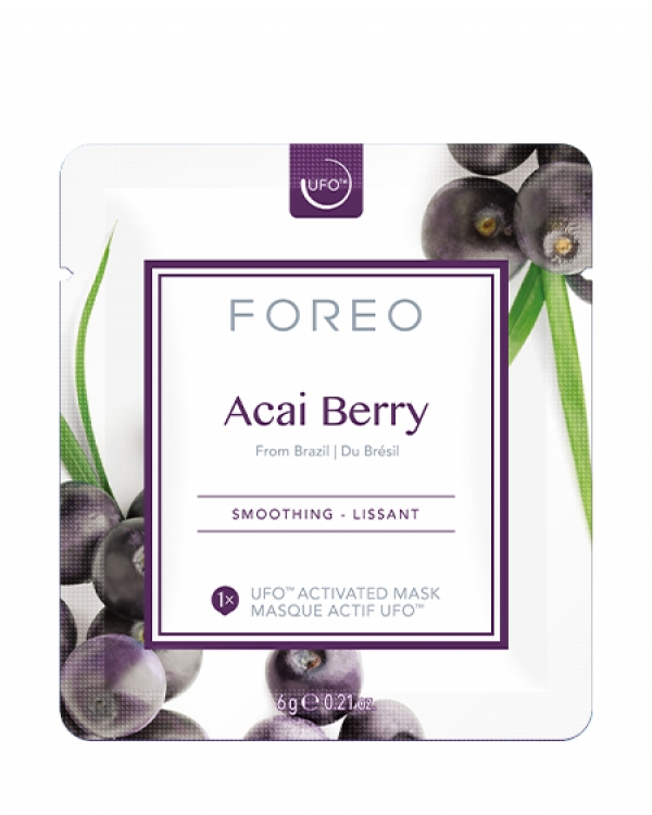 FOREO UFO™ Mask Acai Berry Pürüzsüzleştirici 6'lı Aktif Maske