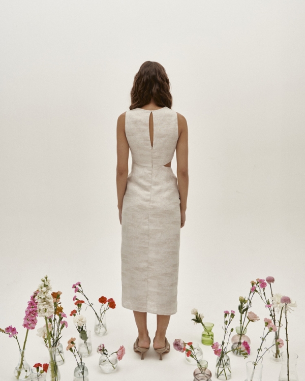 HIP+HAPPEN Angelina Krem Elbise