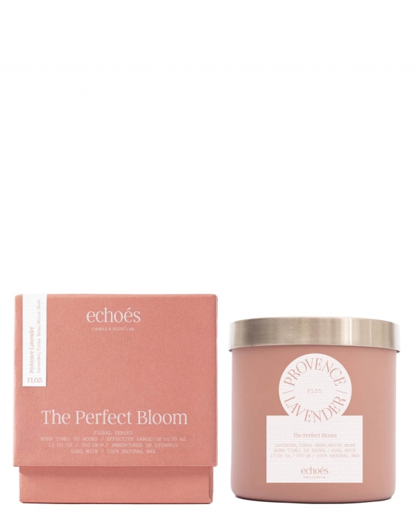 ECHOES CANDLE & SCENT LAB.	 Provence Lavender Çift Fitil Doğal Mum 300 gr