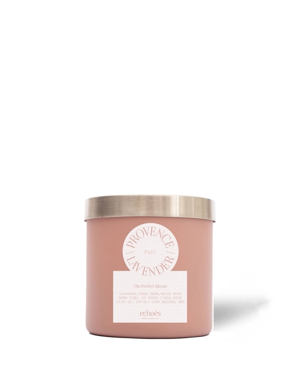 ECHOES CANDLE & SCENT LAB.	 Provence Lavender Çift Fitil Doğal Mum 300 gr