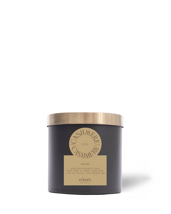 ECHOES CANDLE & SCENT LAB.	 Cashmere Çift Fitil Doğal Mum 300 gr