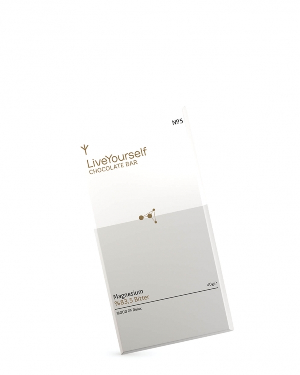 LIVEYOURSELF Magnesium Chocolate Bar 40 gr