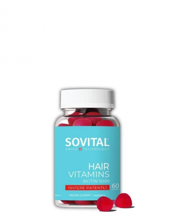 SOVITAL Hair Saç Vitamini Takviye Edici Gıda 60 Tablet