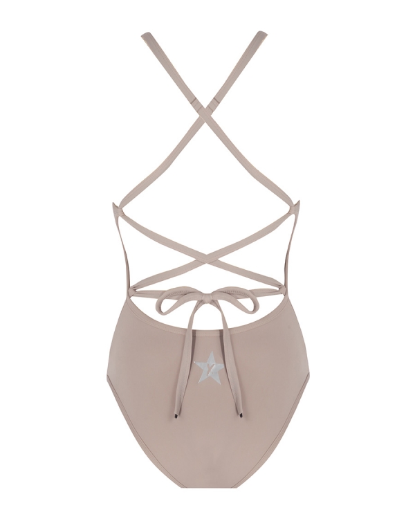 Y.ORSTRULY Racer Swimsuit- Pebble