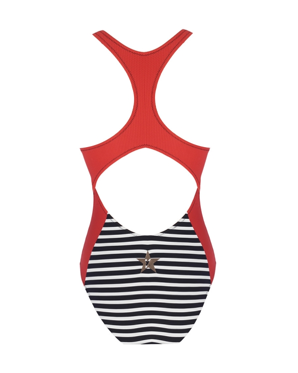 Y.ORSTRULY Relay Swimsuit-Striped