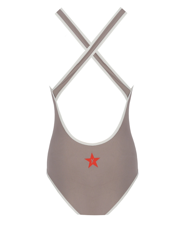 Y.ORSTRULY Allyors Olimpia Swimsuit- Pebble