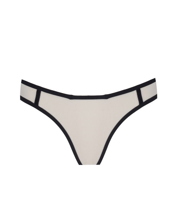 Y.ORSTRULY Allyors Zipper Bikini Altı-Vanilla