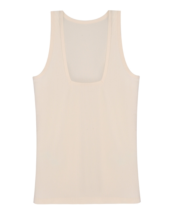 Y.ORSTRULY Fair Square Tank-Vanilla